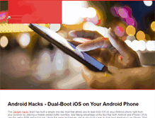 Tablet Screenshot of androidhacks.com